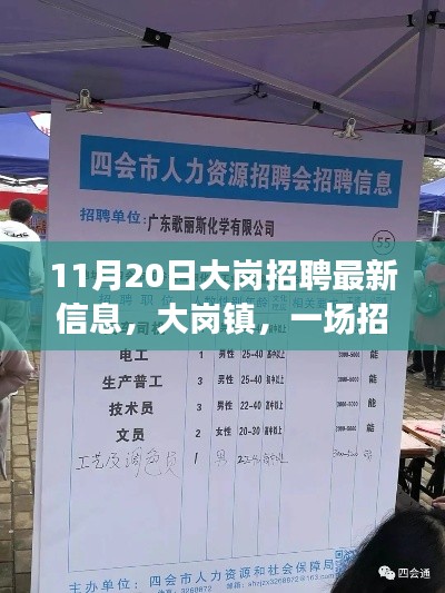 大崗鎮(zhèn)招聘奇遇，友情與職業(yè)的溫暖邂逅（最新信息）