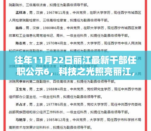 麗江最新干部任職公示6，科技之光引領(lǐng)未來，高科技產(chǎn)品照亮麗江發(fā)展之路