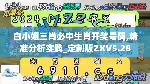 白小姐三肖必中生肖開獎(jiǎng)號(hào)碼,精準(zhǔn)分析實(shí)踐_定制版ZXV5.28