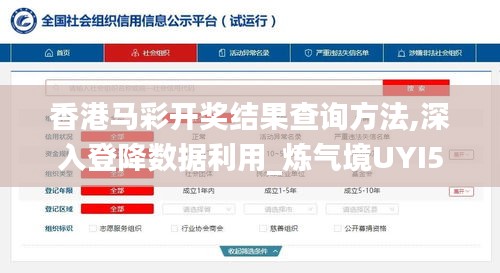 香港馬彩開獎結(jié)果查詢方法,深入登降數(shù)據(jù)利用_煉氣境UYI5.95