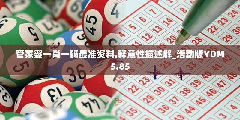 管家婆一肖一碼最準(zhǔn)資料,釋意性描述解_活動(dòng)版YDM5.85