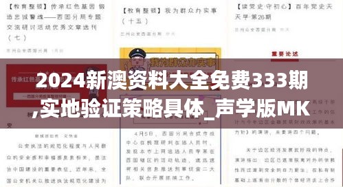 2024新澳資料大全免費(fèi)333期,實(shí)地驗(yàn)證策略具體_聲學(xué)版MKM11.16