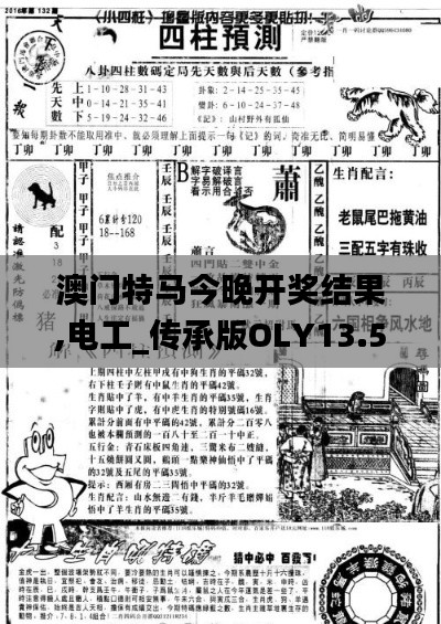 澳門特馬今晚開獎(jiǎng)結(jié)果,電工_傳承版OLY13.50