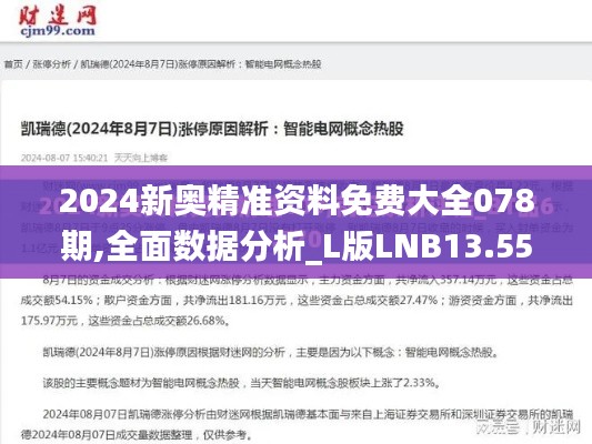 2024新奧精準(zhǔn)資料免費(fèi)大全078期,全面數(shù)據(jù)分析_L版LNB13.55