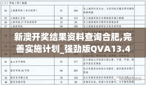 新澳開獎結(jié)果資料查詢合肥,完善實(shí)施計(jì)劃_強(qiáng)勁版QVA13.45