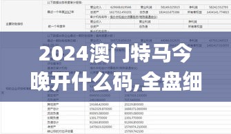 2024澳門特馬今晚開什么碼,全盤細(xì)明說明_創(chuàng)意版TYR13.72