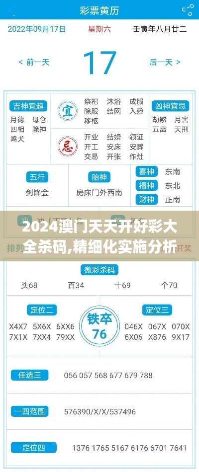 2024澳門天天開好彩大全殺碼,精細(xì)化實施分析_時空版IKS13.32