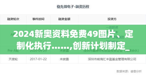2024新奧資料免費(fèi)49圖片、定制化執(zhí)行……,創(chuàng)新計(jì)劃制定_先鋒科技JSY13.45