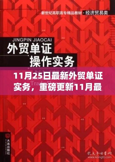 最新外貿(mào)單證實(shí)務(wù)操作指南，玩轉(zhuǎn)外貿(mào)單證世界的必備指南（11月版）