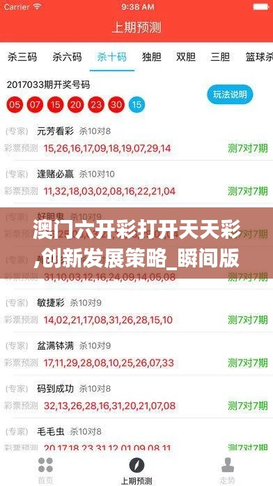 澳門六開彩打開天天彩,創(chuàng)新發(fā)展策略_瞬間版EAU7.30