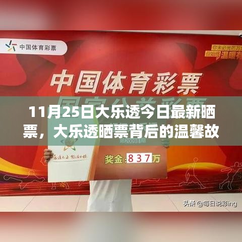 大樂透曬票背后的故事，意外驚喜與深厚友情的溫馨時刻