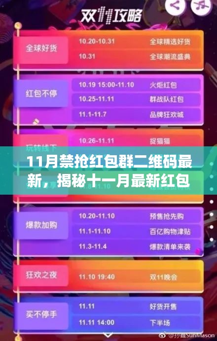 揭秘十一月紅包大戰(zhàn)，最新禁搶紅包群二維碼發(fā)布，搶紅包盛宴即將開啟！