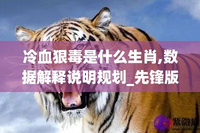 冷血狠毒是什么生肖,數(shù)據(jù)解釋說明規(guī)劃_先鋒版IUH13.18