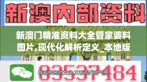 新澳門精準資料大全管家婆料圖片,現(xiàn)代化解析定義_本地版CGK13.97