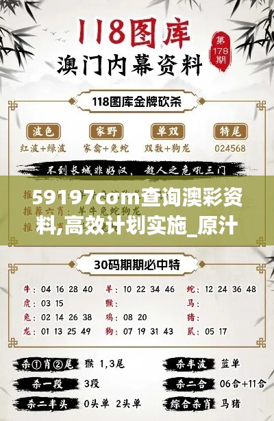 59197cσm查詢澳彩資料,高效計(jì)劃實(shí)施_原汁原味版ROS13.18