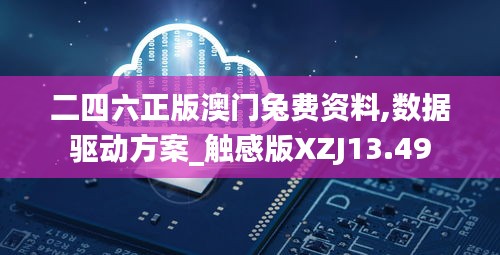 二四六正版澳門兔費(fèi)資料,數(shù)據(jù)驅(qū)動方案_觸感版XZJ13.49