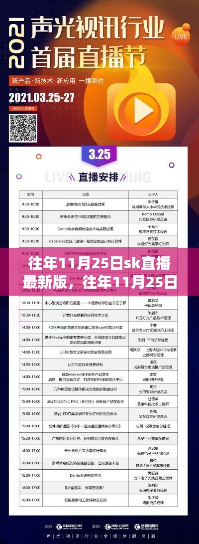 往年11月25日SK直播最新版揭秘，掌握直播新動向與前沿資訊