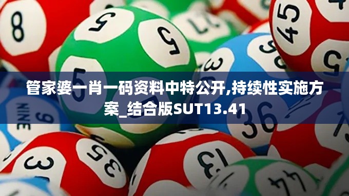 管家婆一肖一碼資料中特公開,持續(xù)性實(shí)施方案_結(jié)合版SUT13.41