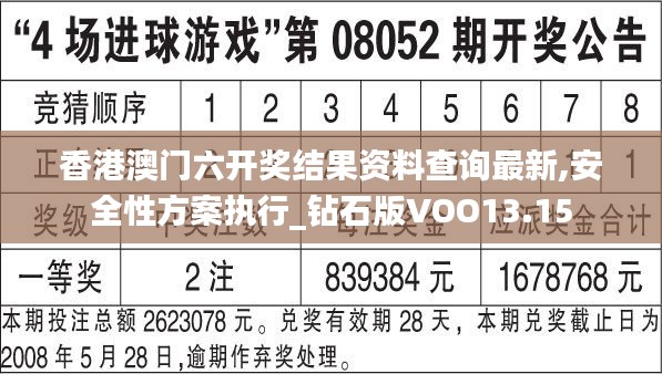 香港澳門(mén)六開(kāi)獎(jiǎng)結(jié)果資料查詢(xún)最新,安全性方案執(zhí)行_鉆石版VOO13.15