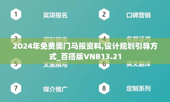 2O24年免費(fèi)奧門馬報(bào)資料,設(shè)計(jì)規(guī)劃引導(dǎo)方式_百搭版VNB13.21