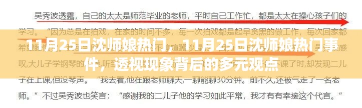 透視沈師娘熱門事件背后的多元觀點(diǎn)