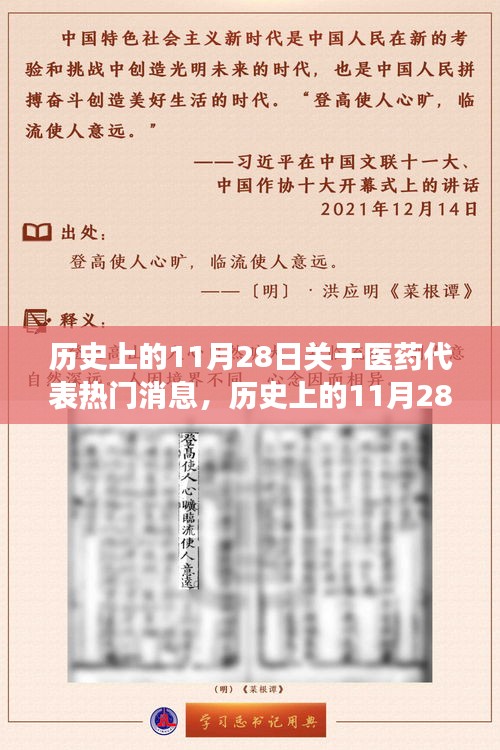 歷史上的11月28日醫(yī)藥代表行業(yè)熱點事件回顧與觀點碰撞