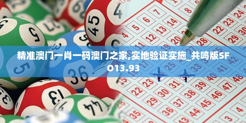 精準(zhǔn)澳門一肖一碼澳門之家,實(shí)地驗(yàn)證實(shí)施_共鳴版SFO13.93