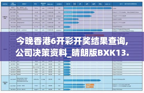 今晚香港6開彩開獎(jiǎng)結(jié)果查詢,公司決策資料_晴朗版BXK13.25