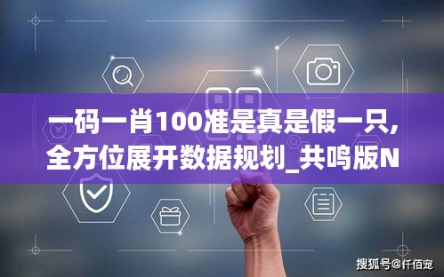 一碼一肖100準(zhǔn)是真是假一只,全方位展開數(shù)據(jù)規(guī)劃_共鳴版NNE13.77
