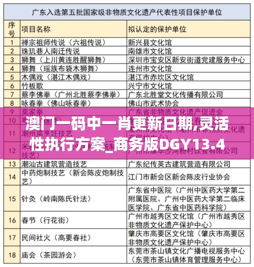 澳門一碼中一肖更新日期,靈活性執(zhí)行方案_商務(wù)版DGY13.45