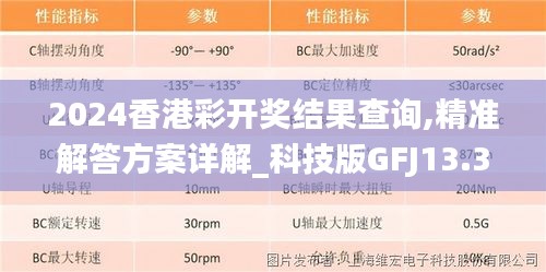 2024香港彩開獎結(jié)果查詢,精準(zhǔn)解答方案詳解_科技版GFJ13.31