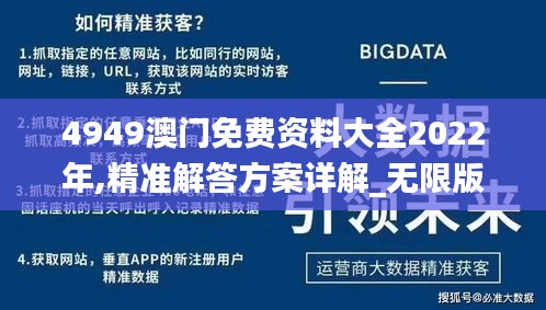 4949澳門免費(fèi)資料大全2022年,精準(zhǔn)解答方案詳解_無(wú)限版BRJ13.43