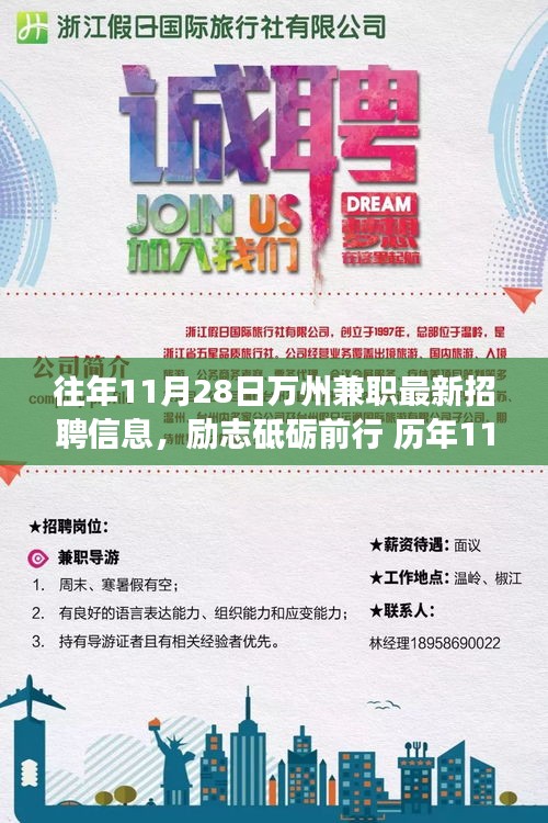 歷年11月28日萬州兼職招聘信息匯總，勵(lì)志前行，學(xué)習(xí)成就夢想之路