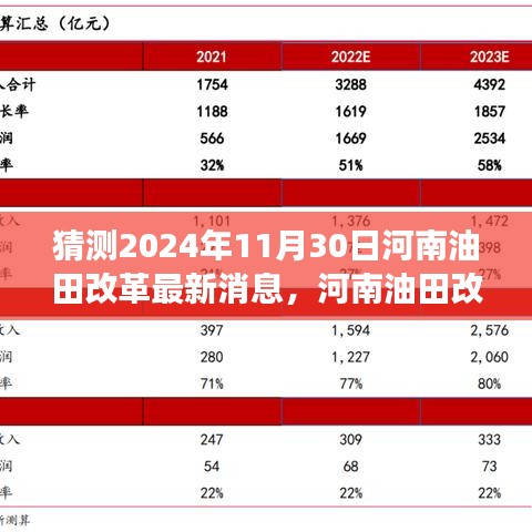 河南油田改革深度解讀與最新動態(tài)預(yù)測，聚焦2024年11月30日評測報告