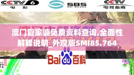 澳門管家婆免費資料查詢,全面性解釋說明_外觀版SMI85.764