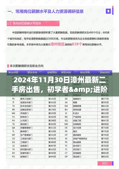 2024年漳州二手房出售全流程指南，從初學(xué)者到進(jìn)階用戶