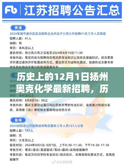揚(yáng)州奧克化學(xué)招聘盛況深度剖析，歷史上的招聘回顧與最新動態(tài)