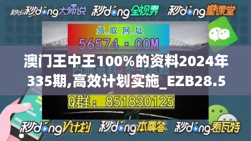 澳門(mén)王中王100%的資料2024年335期,高效計(jì)劃實(shí)施_EZB28.582動(dòng)感版