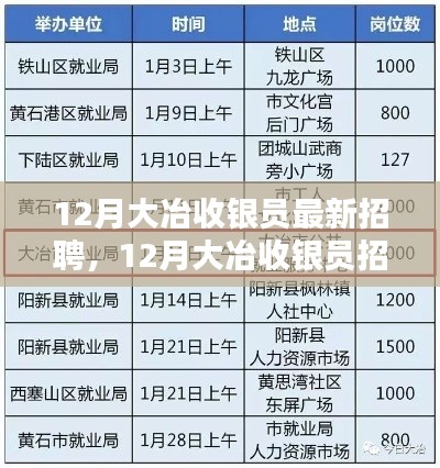 大冶收銀員招聘，行業(yè)現(xiàn)狀與個人選擇的考量