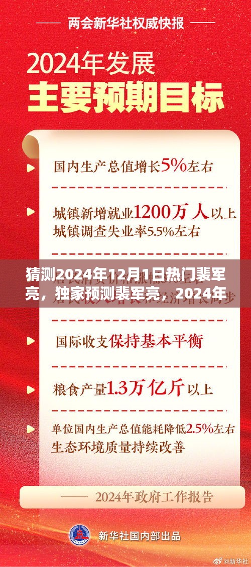 獨(dú)家預(yù)測，裴軍亮成為2024年12月1日的炙手可熱之星
