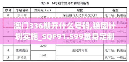 澳門336期開什么號碼,穩(wěn)固計劃實施_SQF91.599量身定制版