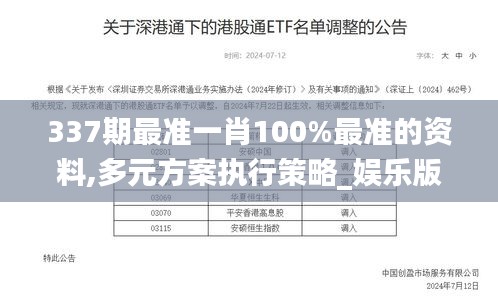 337期最準(zhǔn)一肖100%最準(zhǔn)的資料,多元方案執(zhí)行策略_娛樂(lè)版8.459-9