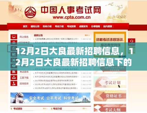 12月2日大良最新招聘信息，就業(yè)選擇的機(jī)遇與挑戰(zhàn)