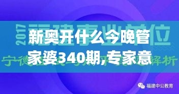 新奧開什么今晚管家婆340期,專家意見解析_X18.654-4
