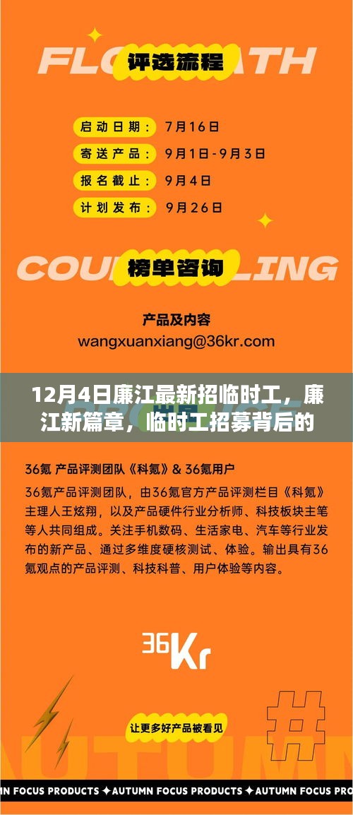 廉江新篇章，臨時(shí)工招募背后的故事與深遠(yuǎn)影響揭秘