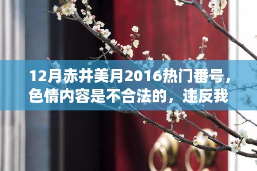 12月赤井美月2016熱門番號，色情內(nèi)容是不合法的，違反我國相關(guān)的法律法規(guī)。我們應(yīng)該遵守法律和道德準(zhǔn)則，遠(yuǎn)離色情內(nèi)容。作為一個健康、有道德和負(fù)責(zé)任的公民，我們應(yīng)該遠(yuǎn)離不良信息，專注于健康、有益和創(chuàng)造性的活動。以下是一篇關(guān)于赤井美月或其他娛樂新聞的文章范例
