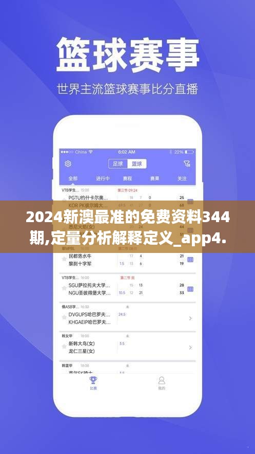 2024新澳最準(zhǔn)的免費(fèi)資料344期,定量分析解釋定義_app4.350