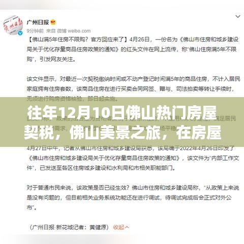 佛山房屋契稅與美景之旅，探尋內(nèi)心的寧?kù)o與自然微笑之道