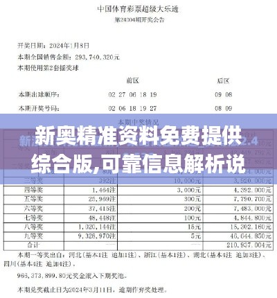 新奧精準(zhǔn)資料免費(fèi)提供綜合版,可靠信息解析說明_GT1.594