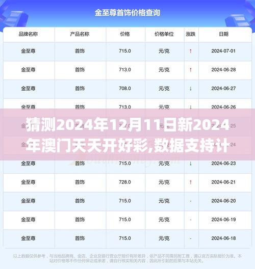 猜測2024年12月11日新2024年澳門天天開好彩,數(shù)據(jù)支持計劃解析_尊享款10.510